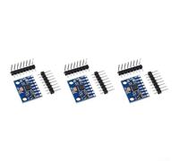 Feeshoppher Confezione da 3 moduli sensore giroscopio accelerometro MPU-6050 6DOF, tracciamento del movimento I2C IMU per Arduino Pi Robotics, gamma ±250-2000°/s, 3-5 V, scheda PCB blu 20,3 x 15,7
