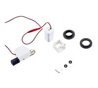 Feeshoppher Controller Smart Touch per rubinetto della cucina, accessorio miscelatore con sensore di induzione a mani libere, interruttore a batteria con filo o opzione wireless, plastica bianca e