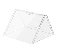 Feeshoppher Copertura antipolvere in acrilico per MK2 Custodia protettiva trasparente con pannelli laterali cavi superiori rialzati per l'accesso alla ricarica Base in silicone antiscivolo Design