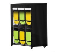 Feeshoppher Copertura impermeabile pieghevole per sedia in tessuto Oxford 210D con rivestimento interno argentato antivento, antipolvere, resistente ai raggi UV, protezione dalle intemperie per