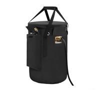 Feeshoppher Copertura per bombola del gas, copertura resistente per serbatoio di propano con tasca esterna, doppie prese d'aria, chiusura con coulisse, per bombole di gas da 9,1 kg, barbecue