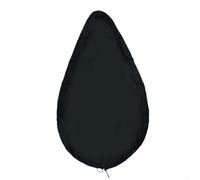 Feeshoppher Copertura per cabina di pilotaggio UV50+, spray in tessuto Oxford resistente agli strappi con bordo regolabile con cordino antiurto, protezione solare impermeabile per kayak e canoa (nero