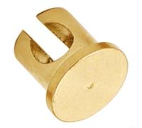 Feeshoppher Dado guida cavo acceleratore in ottone per giunto carburatore Polaris 0,31 x 0,27 pollici pezzo di ricambio