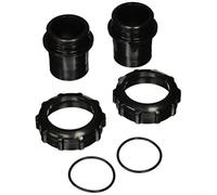 Feeshoppher DE2400PAK2CS - Kit idraulico per filtri a cartuccia trasparente da nuoto e modelli di porte da 5 cm, include 2 O-Ring, 2 connettori antiscivolo, 2 dadi di bloccaggio, scollegamento rapido
