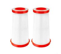 Feeshoppher Filtro HEPA di ricambio per Xiaomi Mite 2 Pro E401HW E401CN, ABS e panno filtrante per aspirapolvere, intrappola la polvere fine per aria più pulita (confezione da 2/4) (confezione da 2)