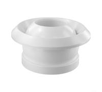 Feeshoppher Griglia di ventilazione regolabile in ABS con design circolare dell'ugello, migliora il controllo del flusso d'aria e la riduzione del rumore per spazi interni con finitura bianca da 200