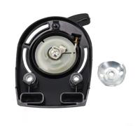 Feeshoppher Gruppo avviamento a strappo con ingranaggio per spazzola Honda GX35 GX35NT HHT35S, sostituisce OEM 28400-Z0Z-315 28400-Z3F-M01 28451-Z0H-003, parte motore decespugliatore nero