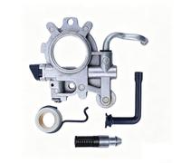 Feeshoppher Kit di lubrificazione per pompa dell'olio di ricambio in metallo per motoseghe MS044 e 440 1128 640 3205 per ridurre l'usura dell'attrito e prolungare la durata della vita dell'utensile