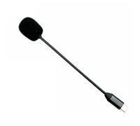 Feeshoppher Microfono per cuffie da gioco ad alta sensibilità per dispositivi di tipo C con supporto da tavolo regolabile (dritto)