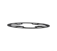 Feeshoppher Paracatena per bicicletta in lega di alluminio 104BCD, copertura per ruota dentata per bici da strada, MTB, ciclismo, protezione dentale ultra leggera 32-42T (nero) (40-42T, nero)
