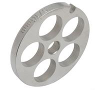 Feeshoppher Per e tritacarne n. 5 in acciaio inox con fori, disco perforato per alimenti per la lavorazione di carne, pesce e verdure, facile da pulire Sil(16 mm)