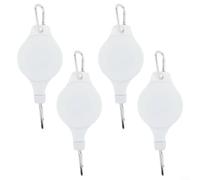 Feeshoppher Puleggia telescopica per piante, gancio per cesto da appendere, regolabile in altezza, sistema di sollevamento con moschettone, per esporre fiori in balcone, cortile o giardino fino a 1-8