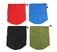 Feeshoppher Sacchi ultraleggeri con coulisse, confezione da 4, sacchetti a compressione in nylon 400T, per sacco a pelo, piumino, campeggio, escursionismo, viaggi, colori misti 3L, 5L, 8L (set2 5L)