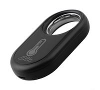 Feeshoppher Sensore di temperatura e umidità con anello in metallo per appendere il monitor del clima interno e integrazione intelligente per avvisi in tempo reale nelle case