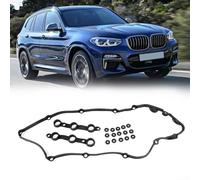 Feeshoppher Set di guarnizioni coprivalvole per BMW 323Ci 323i 325Ci 325i 325xi 328Ci 328i 330Ci 330i 330xi 525i 528i X5 Z3 X3 Z4 E39 E46 E53 E83 con numeri OEM 1112003 0496. 1112143739