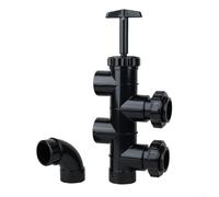 Feeshoppher SP0410X502S Valvola di controlavaggio per filtro piscina per Hayward SP0410X802S e SP0410X502S con struttura in plastica resistente, connessioni idrauliche standard a 2 prese, porta di