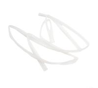 Feeshoppher Striscia di tenuta in silicone a forma di H per porte dello schermo della doccia e guarnizione in gomma antivento con lunghezza, disponibile in larghezze da 6 mm, 8 mm, 10 mm, 12 mm, per