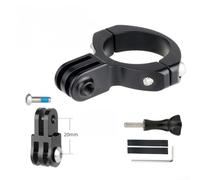 Feeshoppher Supporto e adattatore per reggisella per fanale posteriore per Magicshine RN120 e Flare RT, staffa in lega di alluminio 6061 lavorata a CNC con interfaccia a tre poli per action camera