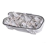 Feeshoppher Supporto per fanale posteriore sinistro in lega di alluminio ABS per S6 2005 2006 2007 2008 OEM 4F5945221 Sostituzione Diretta Installazione Stabile Illuminazione Posteriore e Girare