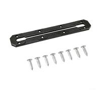 Feeshoppher Supporto per pagaia per pesca, staffa in ABS per fissare pagaie standard sulla canoa, design a cinghia a rullo a sgancio rapido per uso a mani libere, nero (G)