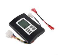 Feeshoppher Termostato digitale ABS nero bianco ricambio 9330A3351 9330A3341 per Coleman RV Caravan Camper Pannello di controllo del riscaldamento facile installazione nessun danno al veicolo (nero)