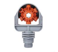 Feeshoppher Testine in plastica con ugello regolabile e sei modelli di irrigazione per sistemi di irrigazione da giardino con angoli selezionabili da 90 a 360 gradi e regolazione