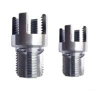 Feeshoppher Trapano elettrico integrato interno esterno filettatura strumento per tubi PPR M20 e M25 dimensioni con 4 punti e 6 punti Die e Tap Set tutto in uno design per filettatura efficiente Re