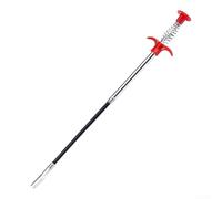 Feeshoppher Unclogger portatile per tubi fognari con quattro artigli e portata telescopica per la pulizia degli scarichi di bagno e cucina, strumento idraulico in metallo, lunghezza 160 cm (2)