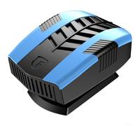 Feeshoppher Ventola riscaldante per veicoli da 12 V con tecnologia PTC per una rapida emissione di calore da 1800 W, doppia regolazione della temperatura e rotazione di 360 gradi per scongelare