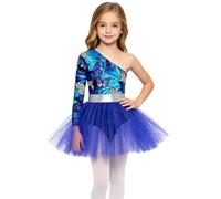 FEESHOW Bambina Vestito Ragazze Preistoriche Festa Costume da Cavernicolo Farfalla 5-6 Anni
