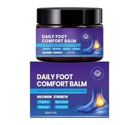 Feet Cream Relief, Natural Soothing Loion, Massimo Strength Foot Balm with Deep Hydration Formula, Home Care Set, Travel Foot Kit, Cream for Adults Women Daily Morning Office Gym Comfort