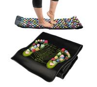 Feet Massage Stone Pad, Relax Foot Stone Road for Massaging, Anti-Slip Feet Massage Mat, Foldable for Living Room, Bathroom, Long Sitting Workers and Elderly Foot Relief
