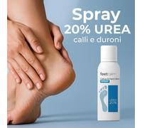 FEETCALM idratazione TALLONI DURONI CALLI MOUSSE UREA 20% Assorbimento Rapido