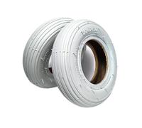 FEETER Pneumatici Esterni Grigio 200x50 2-Pack Ruota Sedia a rotelle | e , questo pneumatico gonfiabile assorbe gli urti e resiste all'usura, prolungando le ruote.