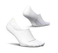 Feetures Elite Invisible Calze - Calze Sportive Antiscivolo con Compressione mirata - Bianco, Medio (1 Paio)