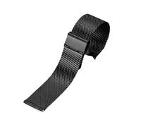 FEFHFKZCZZ Cinturino For Orologio In Acciaio Inossidabile Da 0,8 Mm, 18, 20, 22, Spessore 2, Adatto For DW, For Omega(Black,22mm)