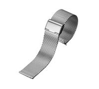 FEFHFKZCZZ Cinturino For Orologio In Acciaio Inossidabile Da 0,8 Mm, 18, 20, 22, Spessore 2, Adatto For DW, For Omega(Silver,18mm)