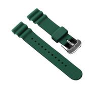 FEFHFKZCZZ Cinturino in gomma e silicone da 22 mm adatto for Seiko No. 5 SKX009, for Water Ghost, for Canned(Army green-vertical)