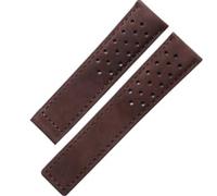 FEFHFKZCZZ Cinturino In Morbida Pelle Da 20 Mm E 22 Adatto For TAG HEUER(Dark Brown strap,22mm)
