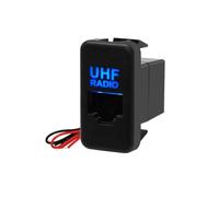 FEFHFKZCZZ Interruttore A Pulsante Verde E Blu For Verricello Da 12 V, Barra Luminosa A LED For Auto, Compressore, AUX, ON/OFF, Adatto For Toyota E For Tacoma.(UHF)