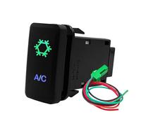 FEFHFKZCZZ Interruttore A Pulsante Verde E Blu For Verricello Da 12 V, Barra Luminosa A LED For Auto, Compressore, AUX, ON/OFF, Adatto For Toyota E For Tacoma.(A C)