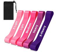 Fefod Alluce Valgo Correttore Fascetta Elastica, 5 Pezzi Cinghia Di Trazione Per Alluce Valgo, Kit Alluce Valgo Correttore Alleviare il Disagio dell'Alluce Valgo, per Uomo e Donna (Rosa)