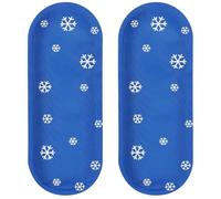 Fefod Ice Pack per borsa termica diabetico, 2 pezzi Ghiaccio Gel Riutilizzabile, Cuscinetti Terapia Caldo/Freddo, Impacchi Gel per Insulina Caso di Viaggio, Impacco Freddo di Insulina, 17.5 x 7 cm