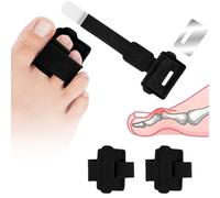 Fefod Raddrizzatore per Dita a Martello, 2 Pezzi Stecca per Dita Piegate per Donne & Uomini, Tutore Separatore Dita Piede, per Correggere le Dita a Martello, Dita Rotte, Dita Storte e Dita Sovrapposte