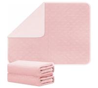 Fefod Set di 2 Traversa Impermeabile, 70*90 CM Panno per l’incontinenza, 100% Traverse Impermeabile Letto Super Assorbente, 4 Strati, Lavabile, per Bebè Bambini Adulti Animale Domestico, Anziane