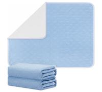 Fefod Set di 2 Traversa Impermeabile, 70*90CM Panno per l’incontinenza, 100% Traverse Impermeabile Letto Super Assorbente, 4 Strati, Lavabile, per Bebè Bambini Adulti Animale Domestico, Anziane