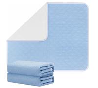 Fefod Set di 2 Traversa Impermeabile, 85*90 CM Panno per l’incontinenza, 100% Traverse Impermeabile Letto Super Assorbente, 4 Strati, Lavabile, per Bebè Bambini Adulti Animale Domestico, Anziane