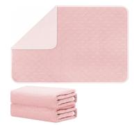 Fefod Set di 2 Traversa Impermeabile, 90*160 CM Panno per l’incontinenza, 100% Traverse Impermeabile Letto Super Assorbente, 4 Strati, Lavabile, per Bebè Bambini Adulti Animale Domestico, Anziane