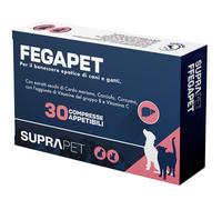 Fegapet Cani e Gatti Supporto per il Fegato 30 compresse Mangime per Funzioni