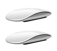 Fegtrty 2 x Bluetooth silenzioso ricaricabile mouse per computer sottile ergonomico PC mouse per ()